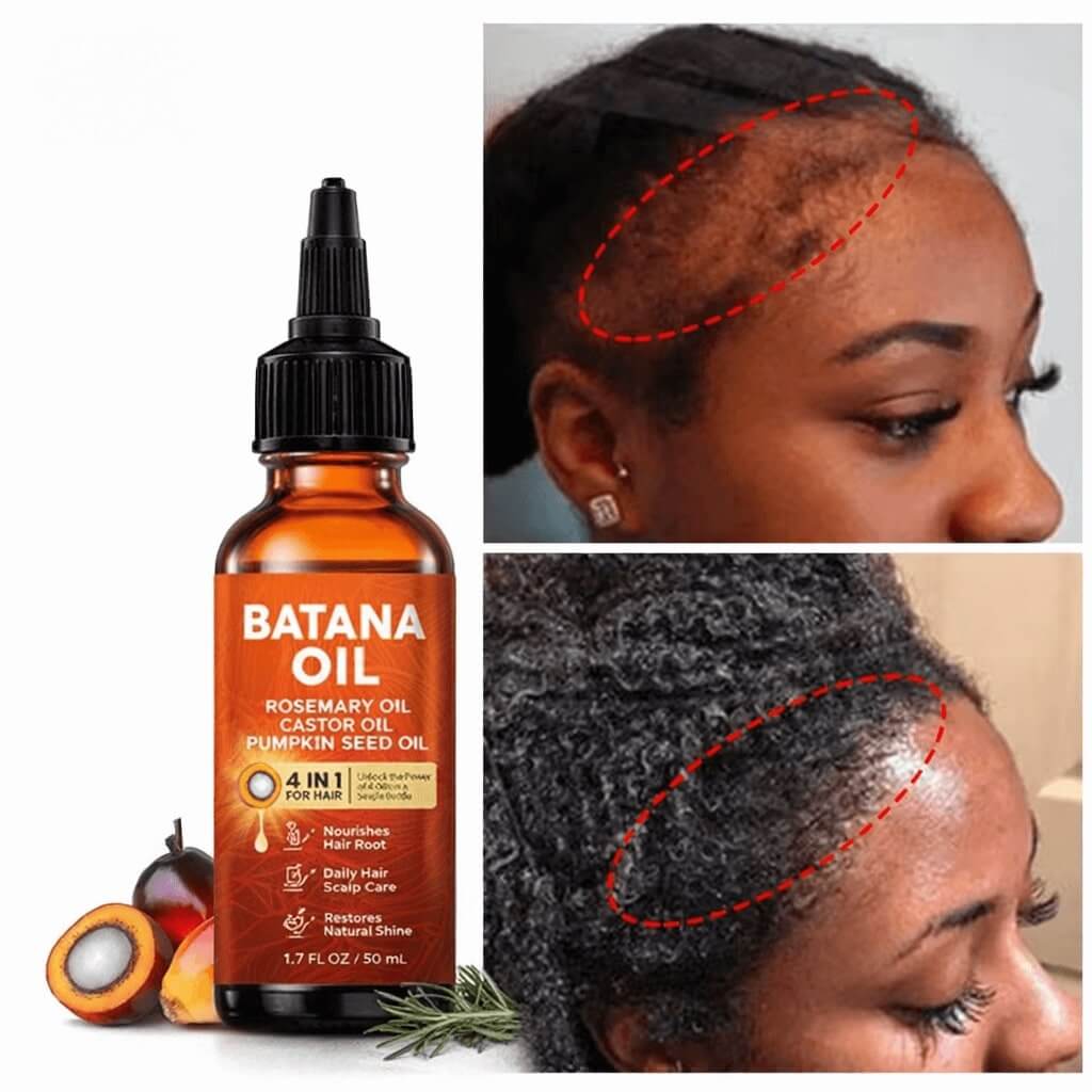 Miracle 4in1 Batana Hair Growth Oil - Real Care, Safe Ingredients, Pure Results.