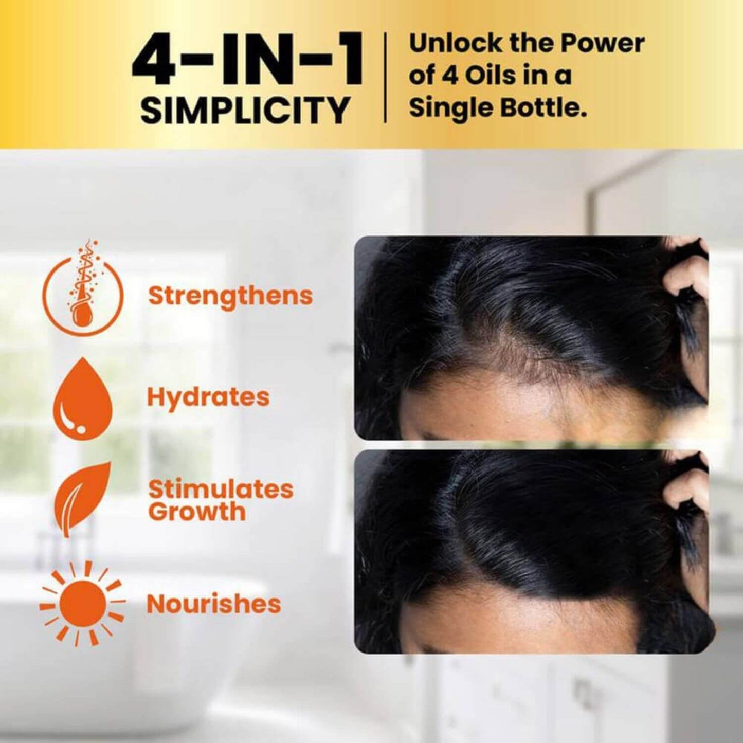 Miracle 4in1 Batana Hair Growth Oil - Real Care, Safe Ingredients, Pure Results.