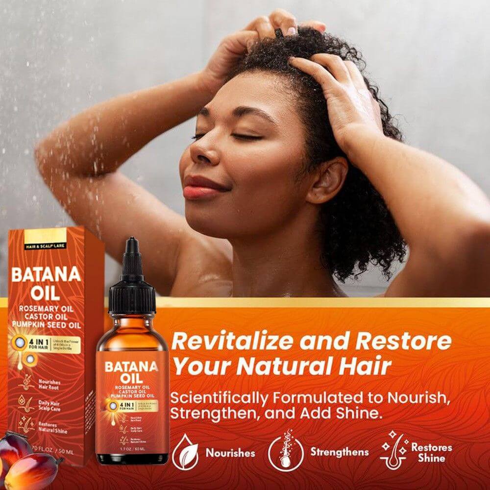 Miracle 4in1 Batana Hair Growth Oil - Real Care, Safe Ingredients, Pure Results.